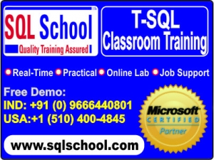 Real Time SQL Server Microsoft classroom trainings 